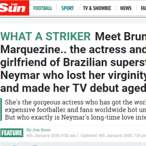 Jornal 'The Sun' erra ao citar entrevista de Bruna Marquezine para o Lady Night