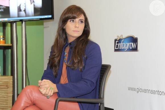 Giovanna Antonelli também falou sobre maternidade e beleza no encontro com os jornalistas