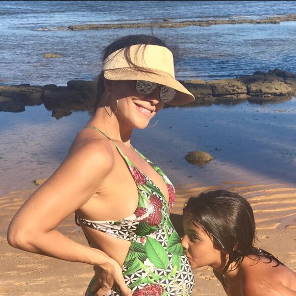 Ivete Sangalo e o filho Marcelo, de 8 anos