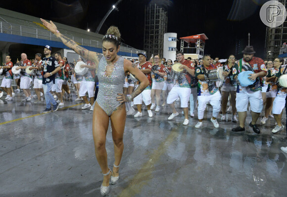 Juju Salimeni e Dani Bolina brilham em primeiro ensaio técnico das escolas de samba de São Paulo, no Sambódromo do Anhembi, neste sábado, 6 de janeiro de 2018