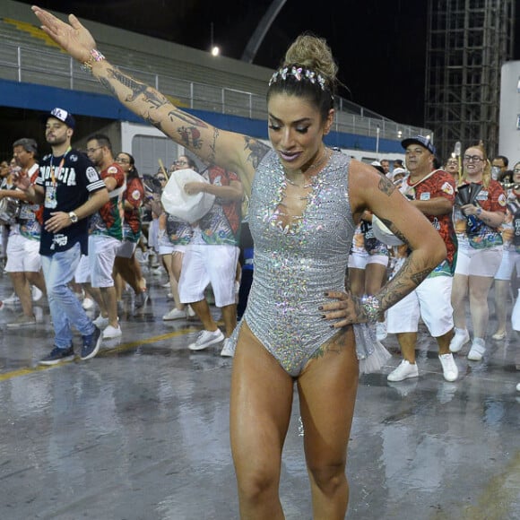 Juju Salimeni e Dani Bolina brilham em primeiro ensaio técnico das escolas de samba de São Paulo, no Sambódromo do Anhembi, neste sábado, 6 de janeiro de 2018