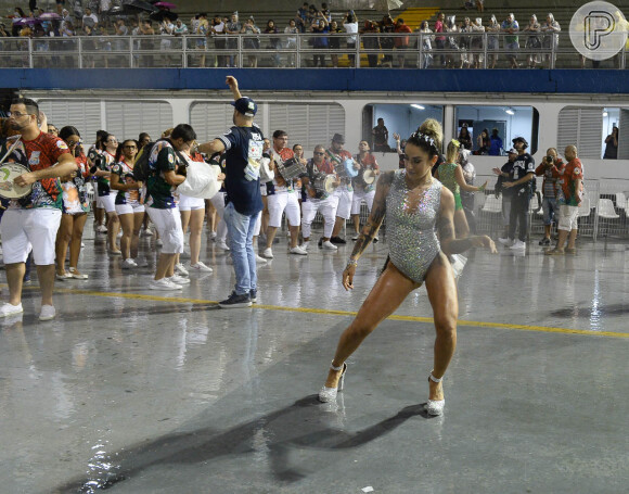Juju Salimeni e Dani Bolina brilham em primeiro ensaio técnico das escolas de samba de São Paulo, no Sambódromo do Anhembi, neste sábado, 6 de janeiro de 2018