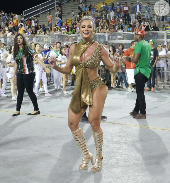 Juju Salimeni e Dani Bolina brilham em primeiro ensaio técnico das escolas de samba de São Paulo, no Sambódromo do Anhembi, neste sábado, 6 de janeiro de 2018