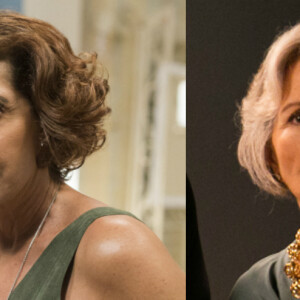 No último capítulo da novela 'Pega Pega', Lígia (Ângela Vieira) e Sabine (Irene Ravache) se encontraram na cadeia e trocaram tapas e puxões de cabelo