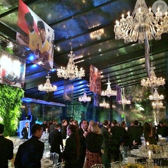 A decoração do evento de gala, realizado na Fundação Maria Luisa e Oscar Americano, no Morumbi, em São Paulo