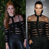 Quem vestiu melhor? Marina Ruy Barbosa repete blusa de Fernanda Motta em evento