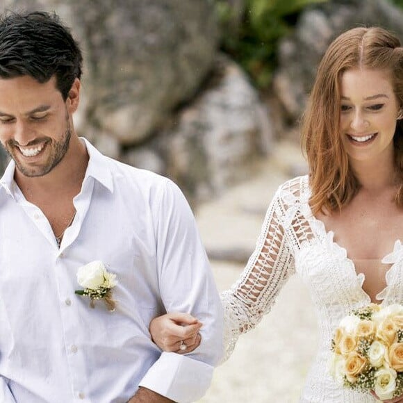 Marina Ruy Barbosa e Xande Negrão tiveram cerimônia de casamento durante a viagem pela Tailândia