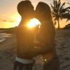 Ticiane Pinheiro e Cesar Tralli trocaram declarações de amor nas redes sociais durante os dias de viagem na Bahia