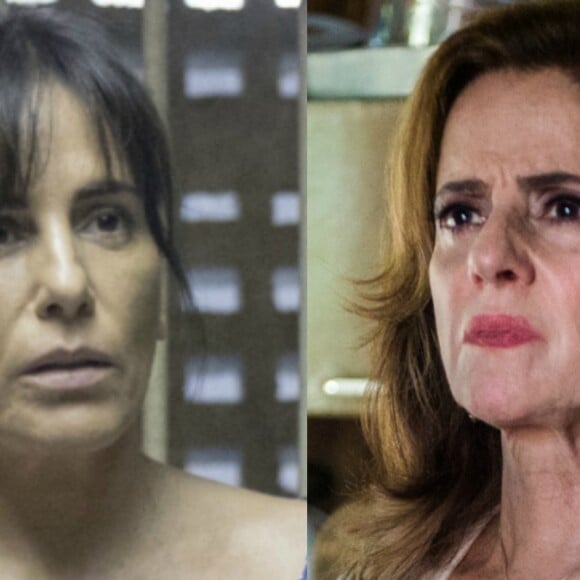 Duda (Gloria Pires) acusa Sophia (Marieta Severo) de ter planejado o atropelamento de Raquel (Erika Januza) e a ameaça para conseguir visitar Tomaz (Vitor Figueiredo), na novela 'O Outro Lado do Paraíso'