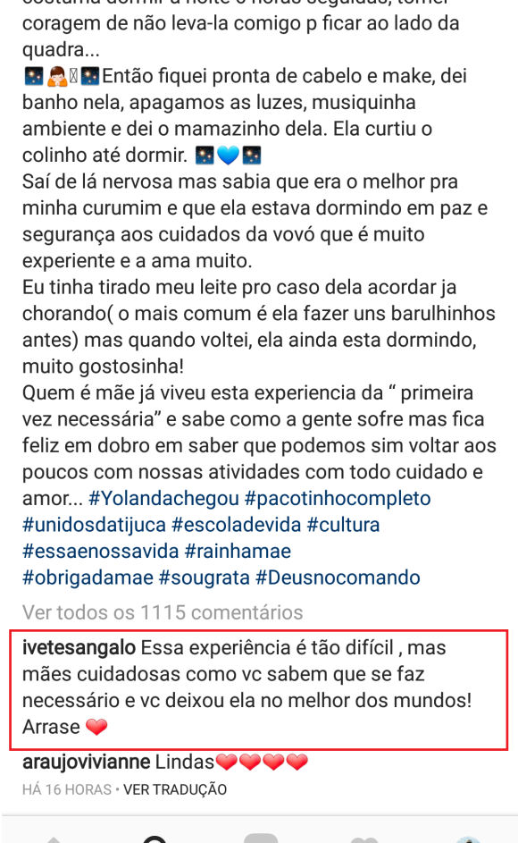 Ivete Sangalo aconselha Juliana Alves após texto por ensaio sem filha