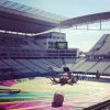 No último domingo (8) foi realizado um ensaio da cerimônia de abertura da Copa do Mundo 2014 na Arena Corinthians em São Paulo e algumas fotos do cenário vazaram nas redes sociais