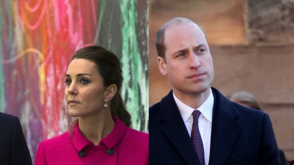Kate Middleton aposta em sobretudo de R$ 6,6 mil em visita com Príncipe William
