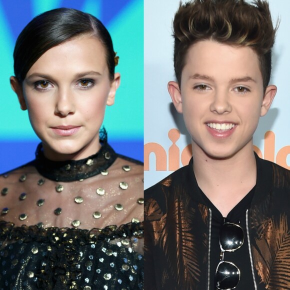 Millie Bobby Brown, de 13 anos, começou a namorar o cantor Jacob Sartorius, de 15