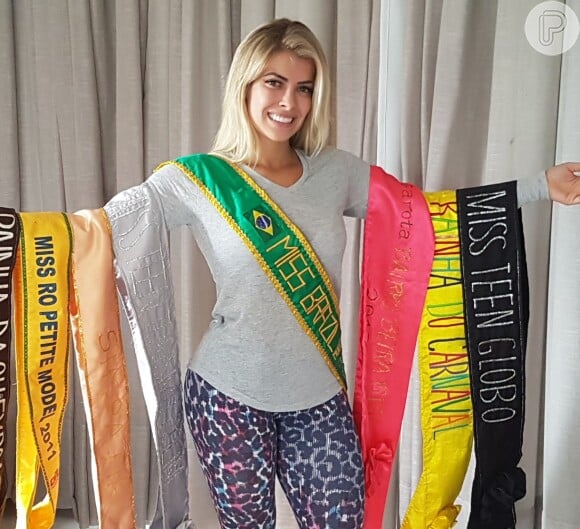 Jaqueline tem vários títulos de Miss e já conheceu Neymar ao visitar a casa do craque