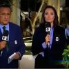Patrícia Poeta fez sua estreia na cobertura da Copa do Mundo ao lado de Galvão Bueno