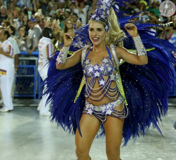 Destaque da Grande Rio, Monique Alfradique torceu o pé às véspera do Carnaval