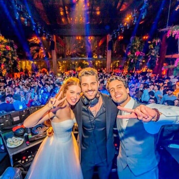 Alok tocou no casamento de Marina Ruy Barbosa e Xandinho Negrão