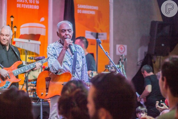 Gilberto Gil cantou em comemoração aos 464 anos da cidade de São Paulo