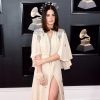 Lana Del Rey vestiu Gucci na 60ª edição do Grammy Awards, realizada no Madison Square Garden, em Nova York, neste domingo, 28 de janeiro de 2018