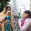 Pabllo Vittar e Preta Gil cantaram juntas no bloco que sacudiu o Centro do Rio de Janeiro na manhã deste domingo, 4 de fevereiro de 2018