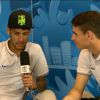 Neymar e Oscar conversam com Ronaldo no 'Central da Copa'