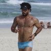 Juliano Cazarré confessou que gosta de manter o corpo em forma durante o programa 'Encontro', na manhã desta segunda-feira, 16 de junho de 2014