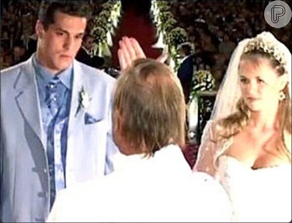 Julio Cesar e Susana Werner se casaram em 2002 no Rio de Janeiro