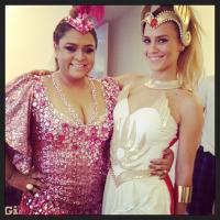 Carolina Dieckmann se veste de She-Ra para ser musa de bloco de Preta Gil no Rio