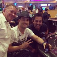 Rodrigo Andrade curte cassino em Las Vegas durante lua de mel com Joyce de Paulo
