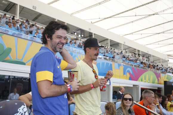 Bruno Mazzeo e Paulinho Vilhena vão ao Maracanã assistir jogo entre Alemanha x França