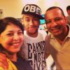 Neymar recebeu a visita de Roberta Miranda em sua casa, no Guarujá, em São Paulo, nesta quarta-feira, 9 de julho de 2014