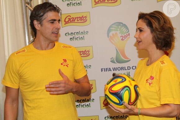 Guilhermina Guinle e Reynaldo Gianecchini curtem a final da Copa do Mundo