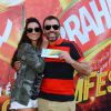 Marcelo Faria curte a final da Copa do Mundo com a mulher, Camila Lucciola