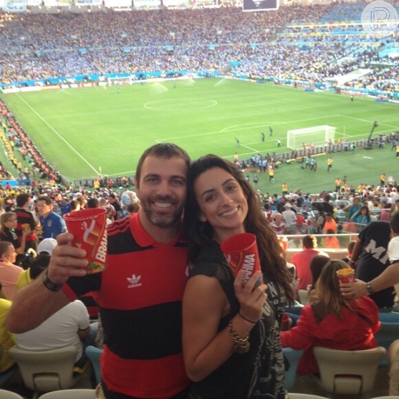Famosos curtem final da Copa no Maracanã