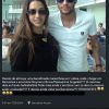 'Chegar em Barcelona e encontrar Neymar e Bruna Marquezine brigados?', comentou fã