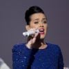 Katy Perry cantou uma versão do hit 'Roar' no pocket show