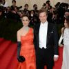 Colin Firth e a mulher, Livia Giuggioli, apareceram na lista como o casal mais bem vestido