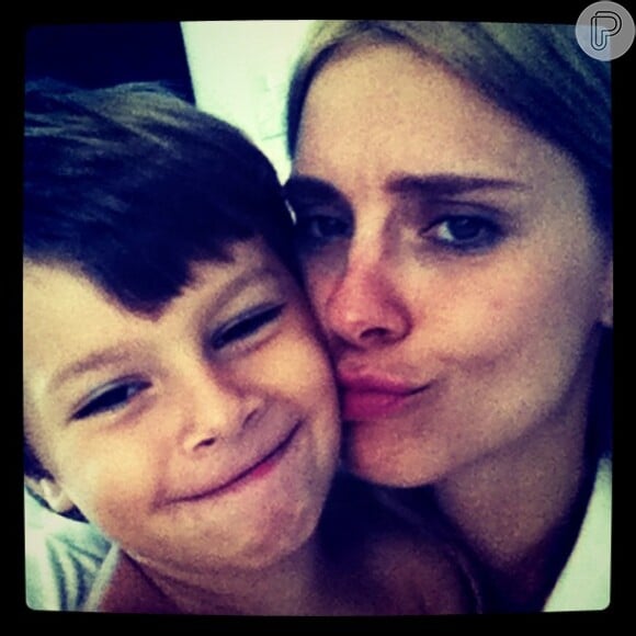 José, filho da atriz Carolina Dieckmann com Tiago Worcmann, completa 7 anos nesta quinta-feira, 14 de agosto de 2014