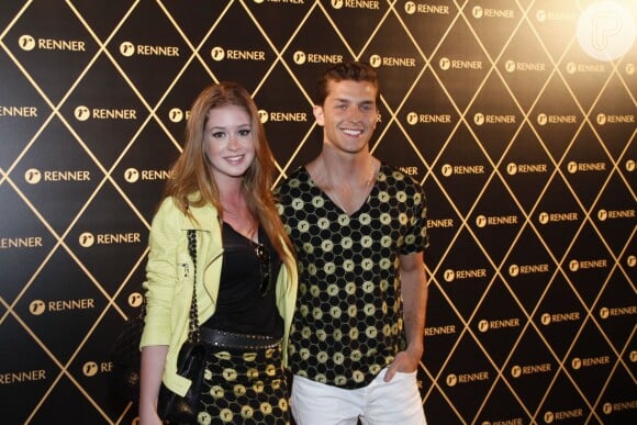 klebber Toledo e Marina Ruy Barbosa foram ao show da Madonna no Rio, em dezembro de 2012