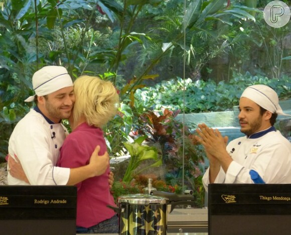 Rodrigo Andrade foi o terceiro eliminado do quadro 'Super Chef Celebridades', do programa 'Mais Você' desta segunda-feira, 25 de agosto de 2014
