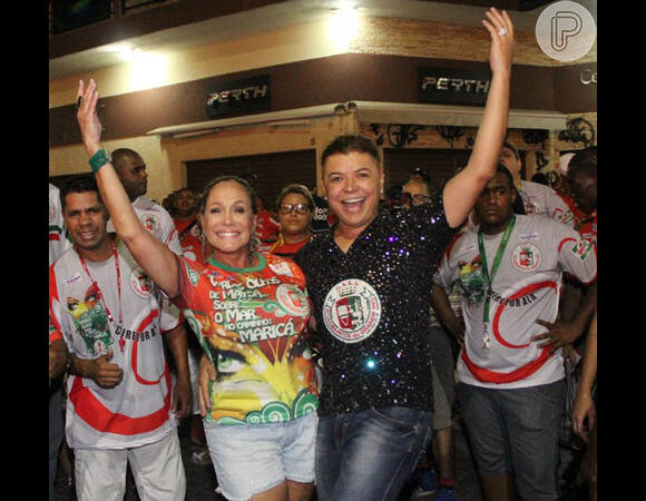 Susana Vieira e David Brazil serão rainha e rei de bateria da Grande Rio em 2015