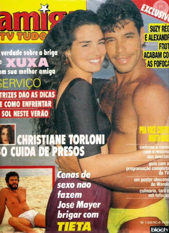 Suzy Rêgo e Alexandre Frota estamparam capas de revistas na época