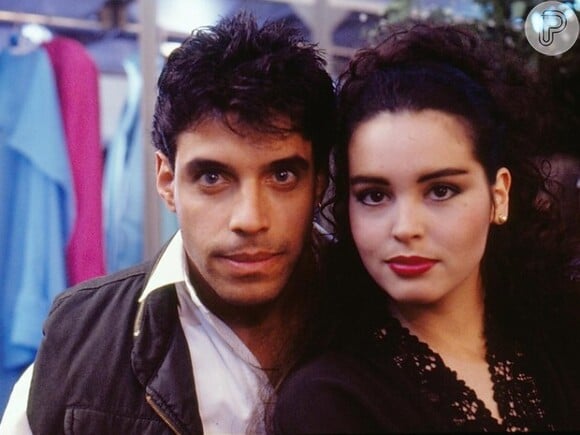 Em 'Top Model' (1989), Suzy Rêgo formou par romântico com Alexandre Frota