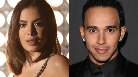 Neymar comenta foto de Anitta com Lewis Hamilton em GP do Brasil: 'Meus amigos'