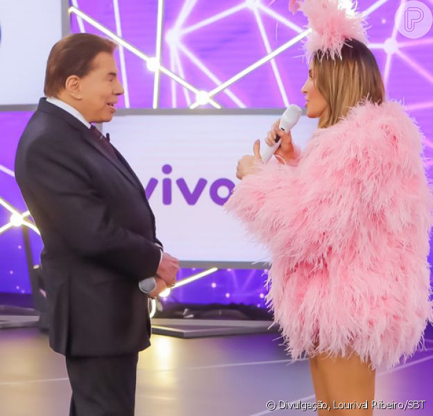 Claudia Leitte se pronunciou após Silvio Santos se recusar a abraçá-la alegando que ia ficar 'excitado' no Teleton 2018