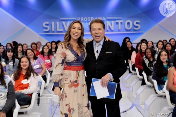 Patricia Abravanel declarou que fica nervosa com as falas polêmicas de Silvio Santos, em  13 de novembro de 2018