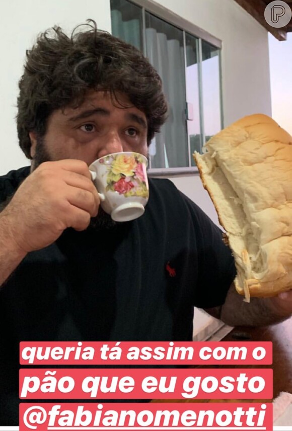 Marília Mendonça mostrou Fabiano, dupla de César Menotti, com pão e reclamou da dieta