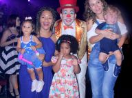 Juliana Alves leva a filha, Yolanda, para se divertir em circo no Rio. Fotos!