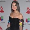 Angela Aguiar no tapete vermelho do Grammy Latino 2018, realizado em Las Vegas, nos Estados Unidos, nesta quinta-feira, 15 de novembro de 2018