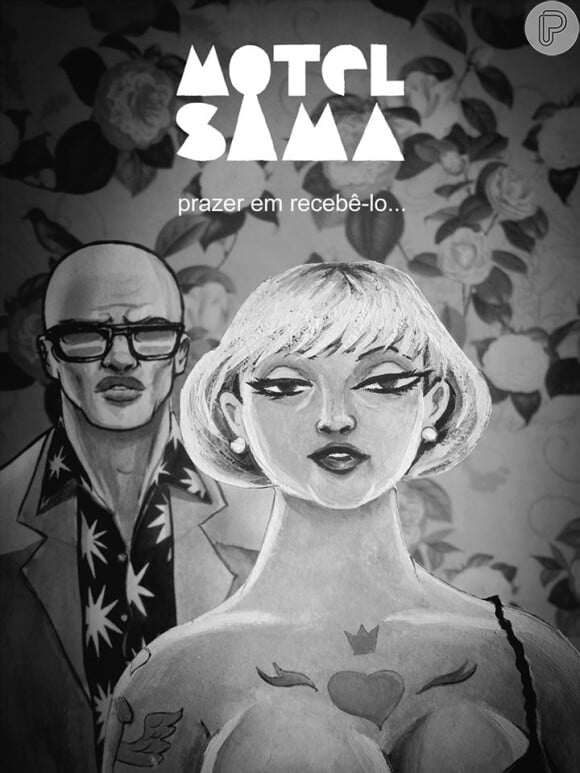 Ilustração criada por Sama para a HQ 'Mondo Sama'